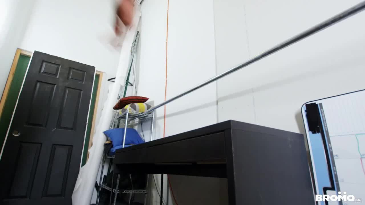 Markus Kage smashed by pierced burglar Bo Sinn indoor