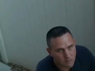 MAGA Guy Using Another Guy As A Human Ashtray