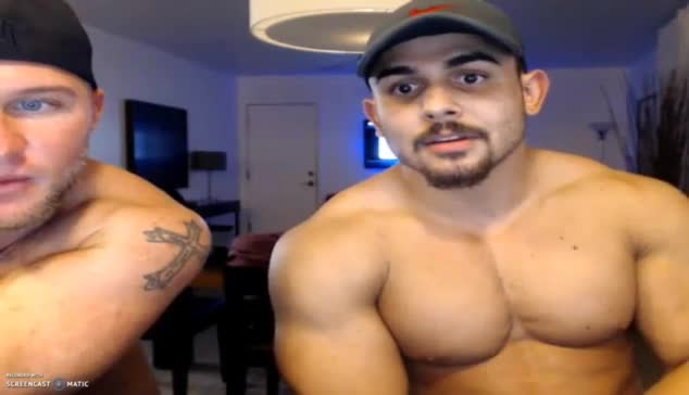 Muscle guys showing their dicks